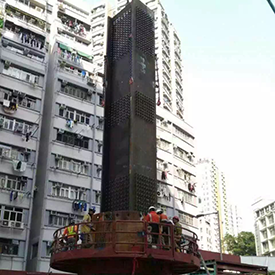 香港皇后大道西钢柱